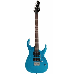 Cort X200 CBL Candy Blue Jatoba Fingerboard Electric Guitar 6 Strings with Gig Bag