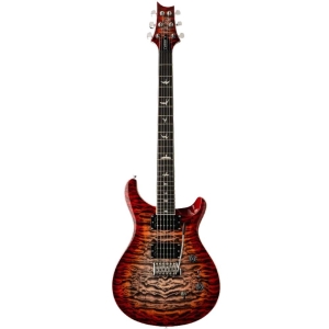 PRS SE Custom 24-08 Quilt C844QQEIBCG Ebony Fingerboard Electric Guitar 6 String with Gig Bag 113132CG