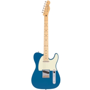 Fender Japanese Hybrid II Telecaster Maple Fingerboard SS Electric Guitar with Gig Bag Forest Blue 5660102318v