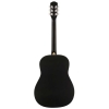 Fender FA-25 Black Dreadnought Acoustic Guitar Walnut Fingerboard with Gig bag 0971910006