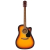 Fender FA-25CE Sunburst Cutaway Dreadnought Electro Acoustic Guitar Walnut Fingerboard with Gig bag 0971913032