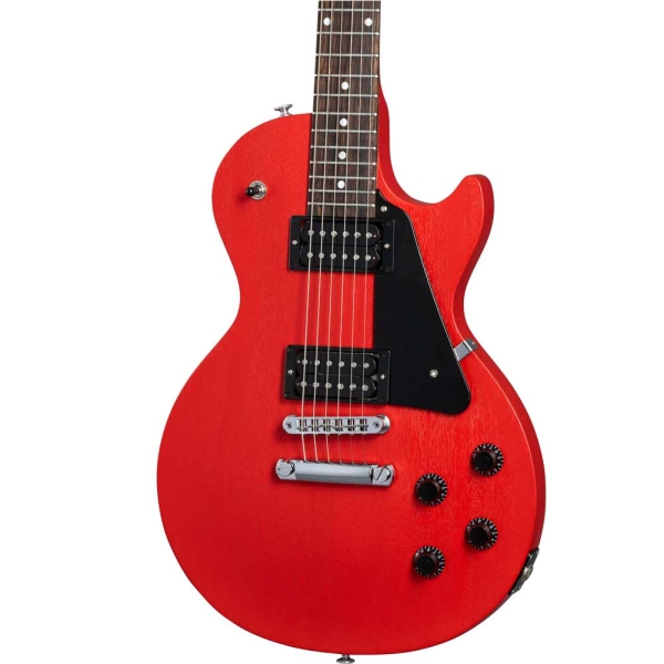 Gibson Les Paul Modern Lite Electric Guitar with Padded Gig bag Cardinal Red Satin LPTRM00C7CH1