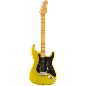 Fender American Ultra II Stratocaster Maple Fingerboard SSS Noiseless Pickups with Deluxe Molded Hardshell Case Solar Flare 0119142733