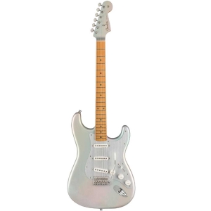 Fender Mexican H.E.R. Stratocaster Maple Fingerboard SSS Vintage Noiseless Pickups with Gig Bag Chrome Glow 0140242343