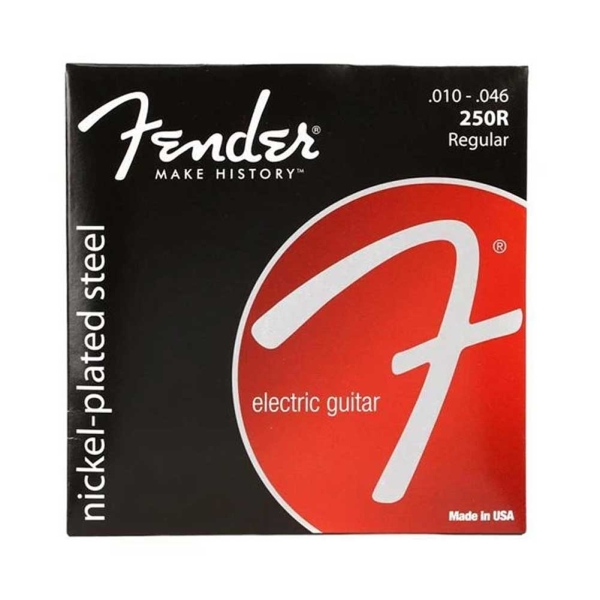 Fender 250R Nickel Plated Steel 10-46 Gauge Electric Guitar Strings 0730250406