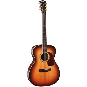 Cort GOLD O8 LB Orchestra Model Body Ebony Fingerboard Acoustic Guitar with Deluxe Soft-Side Case